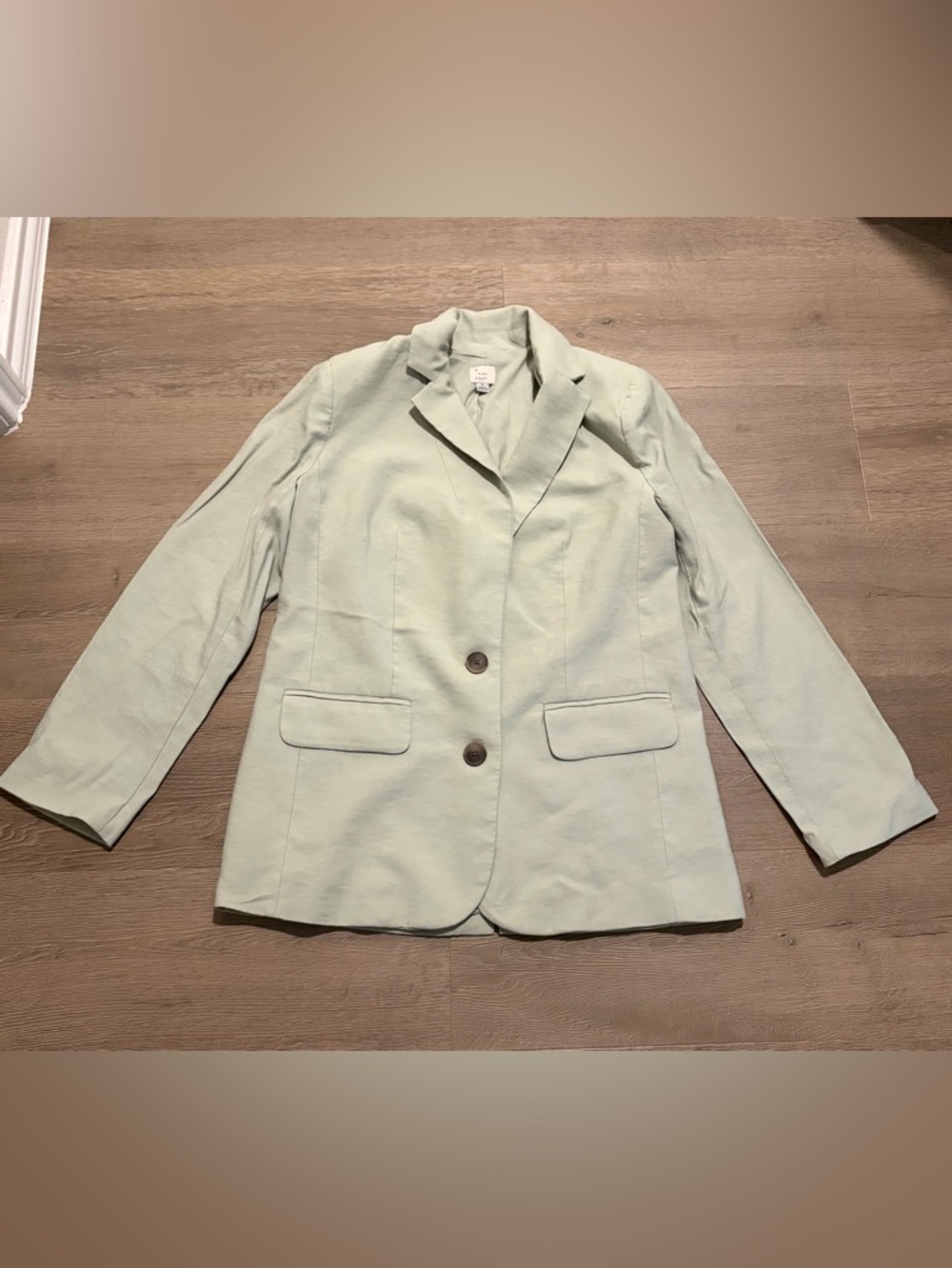 a new day Mint Green Single-Breasted Women’s Blazer